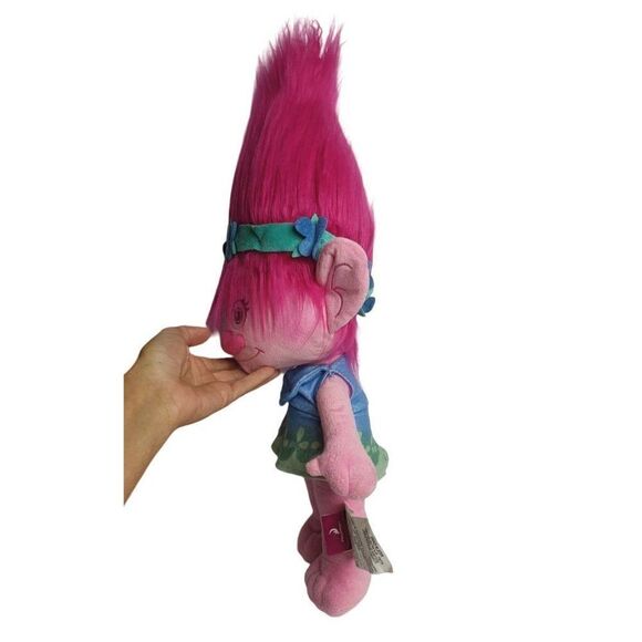 Trolls Poppy Hug 'N Plush 24" Large Pink Poppy Stuffed Toy Doll Dreamworks 2016 - Picture 9 of 9